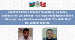 GYF-də Xocalı Bu Gün Adlı Vebinar Keçirilib