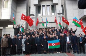 Azərbaycan Xalqından Afrin Qələbəsinə Dəstək Nümayişi