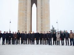 Gəncliyə Yardım Fondunun Nümayəndələri Şəhidlər Xiyabanını ziyarət etdi