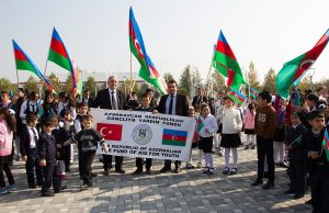 GYF “Milli bayraq günü” münasibətilə Xocavənddə xeyriyyə tədbiri keçirib