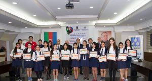 “Heydər Əliyev və Müstəqil Azərbaycan” mövzusunda inşa yazı müsabiqəsinin mükafatlandırma mərasimi keçirilmişdir
