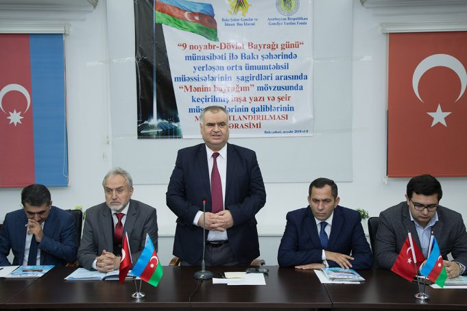 “Mənim Bayrağım” Mövzusunda İnşa Yazı və Şeir Müsabiqəsinin Qalibləri Mükafatlandırılıb