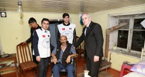 GYF Rəhbərliyi Cəbhə Bölgəsində Şəhid Ailələri İlə Görüşdü