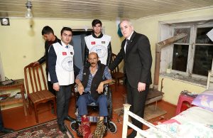 GYF Rəhbərliyi Cəbhə Bölgəsində Şəhid Ailələri İlə Görüşdü