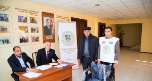 Gədəbəy rayonunda fiziki qüsürlü soydaşlarımıza 10 əlil arabası verildi.