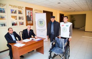 Gədəbəy rayonunda fiziki qüsürlü soydaşlarımıza 10 əlil arabası verildi.