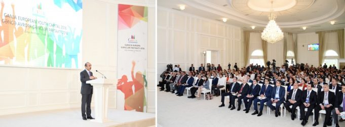 GYF Rəhbərliyi “Gəncə-2016-cı il Avropa Gənclər Paytaxtı” Layihəsinin açılış mərasimində iştirak edib.