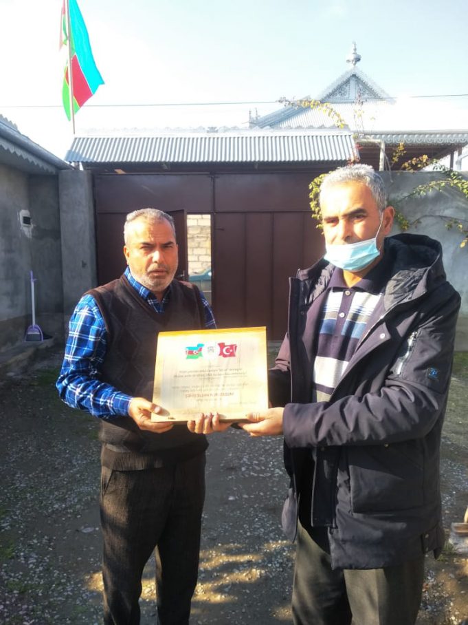 Göyçayda Şəhid Ailələri Ziyarət Edilib