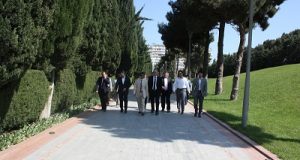 Ümummilli Lider Heydər Əliyevin məzarı ziyarət edildi