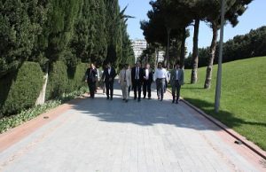 Ümummilli Lider Heydər Əliyevin məzarı ziyarət edildi