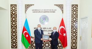 TÜRKİYƏ MAARİF VƏQFİNİN BAŞQANI GYF-Nİ ZİYARƏT EDİB