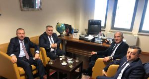 GYF-nin İdarə Heyəti T.C Bakı Böyükelçiliyinin Mətbuat Müşaviri Hüseyin Altınalanı Ziyarət Edib