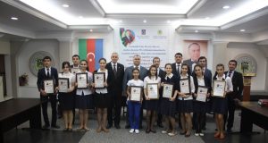 Heydər Əliyev və Müstəqil Azərbaycan” mövzusunda keçirilən yazı müsabiqəsinin qalibləri mükafatlandırıldı