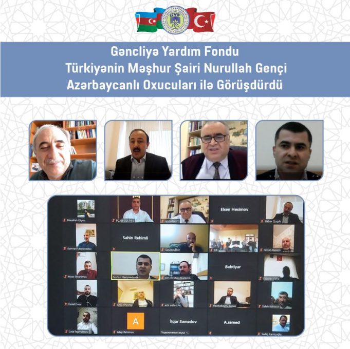 GYF Türkiyənin Məşhur Şairi Nurullah Gençi Azərbaycanlı Oxucuları ilə Görüşdürdü