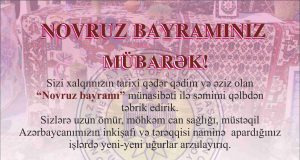 Novruz Bayramınız Mübarək