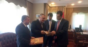 Rəhbərliyi Türkiyə Cumhuriyyəti Bakı Böyükelçisi cənab Erkan Özoralla Görüşüb