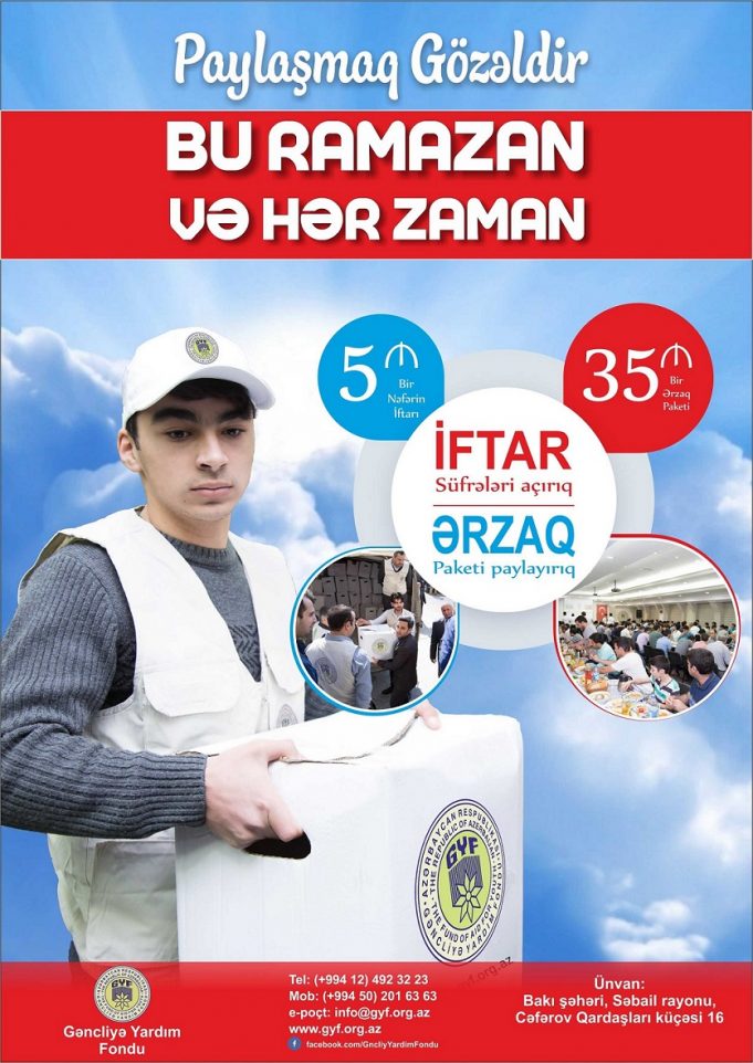 GYF-nin ənənəvi iftar proqramları başladı