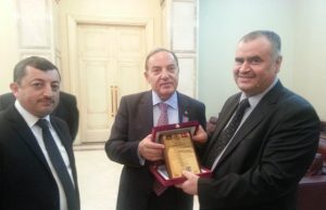 Gəncliyə Yardım Fondunun prezidenti cənab Ahmet Tecim Türkiyənin Azərbaycandakı fövqəladə və səlahiyyətli səfiri Hülusi Kılıçla görüşüb