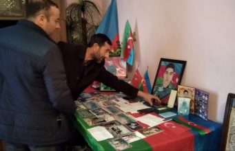 GYF Əməkdaşları Şəhid İbrahim Vəliyevin Ailəsini Ziyarət Edib