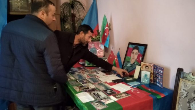 GYF Əməkdaşları Şəhid İbrahim Vəliyevin Ailəsini Ziyarət Edib