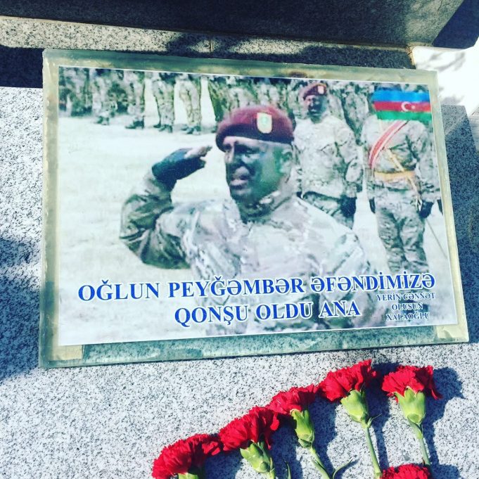 Şəhidlərimizin Məzarı Ziyarət Olunub