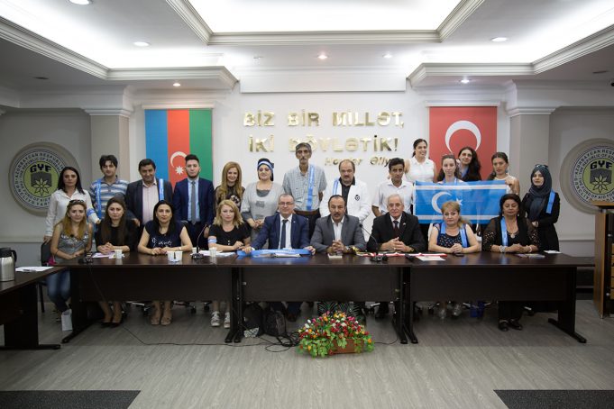 Kərkük Kültür Dərnəyinin Sədri GYF-də Görüş Keçirib