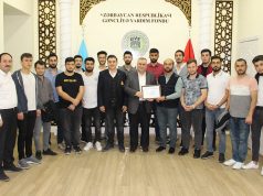 Azərbaycanda Təhsil Alan Türkiyəli Tələbələr GYF-nin Rəhbərliyi İlə Görüşüb