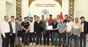 Azərbaycanda Təhsil Alan Türkiyəli Tələbələr GYF-nin Rəhbərliyi İlə Görüşüb