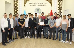 Azərbaycanda Təhsil Alan Türkiyəli Tələbələr GYF-nin Rəhbərliyi İlə Görüşüb