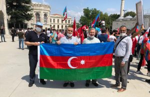 GYF Rəhbərliyi İstanbulda Qarabağa və Ordumuza Dəstək Yürüşündə İştirak Edib