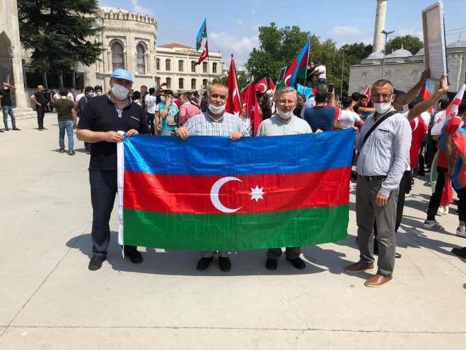 GYF Rəhbərliyi İstanbulda Qarabağa və Ordumuza Dəstək Yürüşündə İştirak Edib