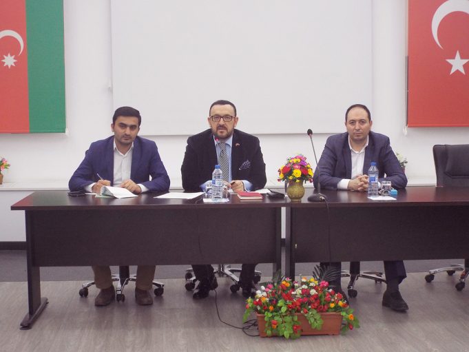 Fərrux Tuzcuoğlu GYF-də Tələbələrlə Görüşüb