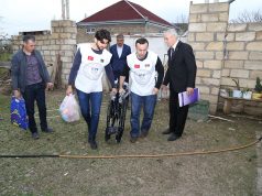 Cəbhə Bölgəsində Ehtiyac Sahibi Ailələrlə Görüş Keçirildi