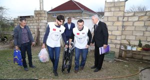 Cəbhə Bölgəsində Ehtiyac Sahibi Ailələrlə Görüş Keçirildi