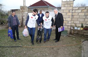 Cəbhə Bölgəsində Ehtiyac Sahibi Ailələrlə Görüş Keçirildi