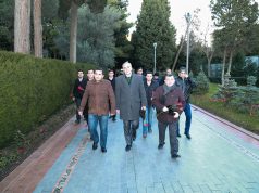 Ümummilli Lider Heydər Əliyevin məzarı ziyarət edildi