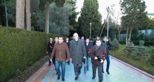 Ümummilli Lider Heydər Əliyevin məzarı ziyarət edildi