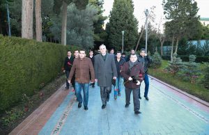 Ümummilli Lider Heydər Əliyevin məzarı ziyarət edildi