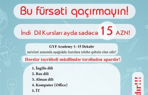 Gəncliyə Yardım Fondu Dil Kurslari