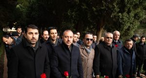 Ümummilli Lider Heydər Əliyevin məzarı ziyarət edildi