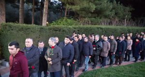 Ümummilli Lider Heydər Əliyevin məzarı ziyarət edildi