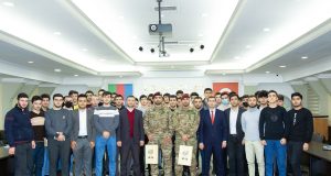 Vətən Müharibəsinin Qaziləri İstedalı Gənclərlə Görüşüb