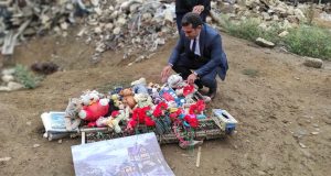 QHT Nümayəndələri Gəncə Terrorunda Həlak Olanların Xatirəsini Yad Ediblər