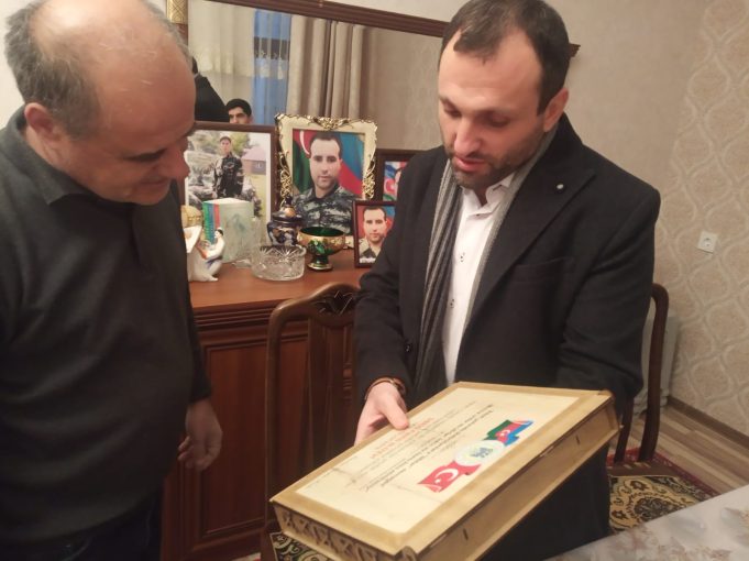 Şəhid Fərid Əliyevin Ailəsi Ziyarət Edildi