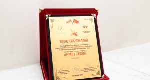 GYF-Rəhbərliyinə “Göstərdiyi Xidmətlərə Görə Təşəkkürnamə” Təqdim Edilib