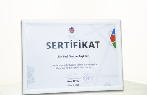 GYF Gənclər Sahəsində Uğurlu Fəaliyyətlərinə Görə Mükafatlandırıldı