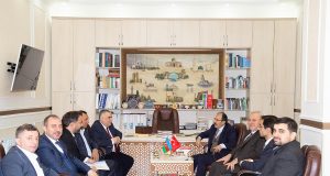 T.C Bakı Böyükelçisi və Nümayəndə Heyəti Gəncliyə Yardım Fondunu Ziyarət Edib