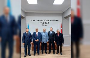 GYF Rəhbərliyi TUDİFAK-ın Dekanı Prof. Dr. Mehmet Yüceli Ziyarət Edib