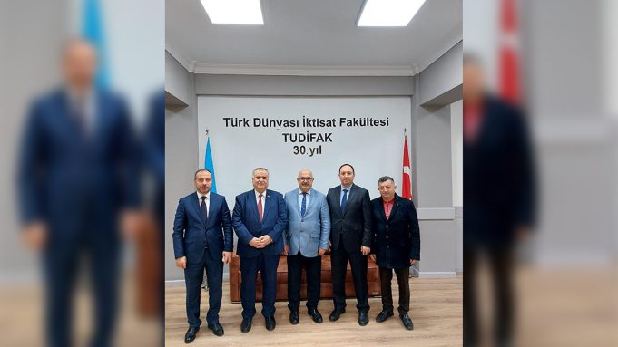 GYF Rəhbərliyi TUDİFAK-ın Dekanı Prof. Dr. Mehmet Yüceli Ziyarət Edib