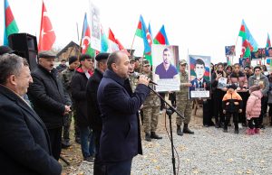 Ağdaş Rayonunun Şıxlı Kəndində Şəhidlər Bulağının Açılış Mərasimi Keçirilib